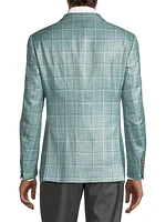 Textured Windowpane Sport Coat