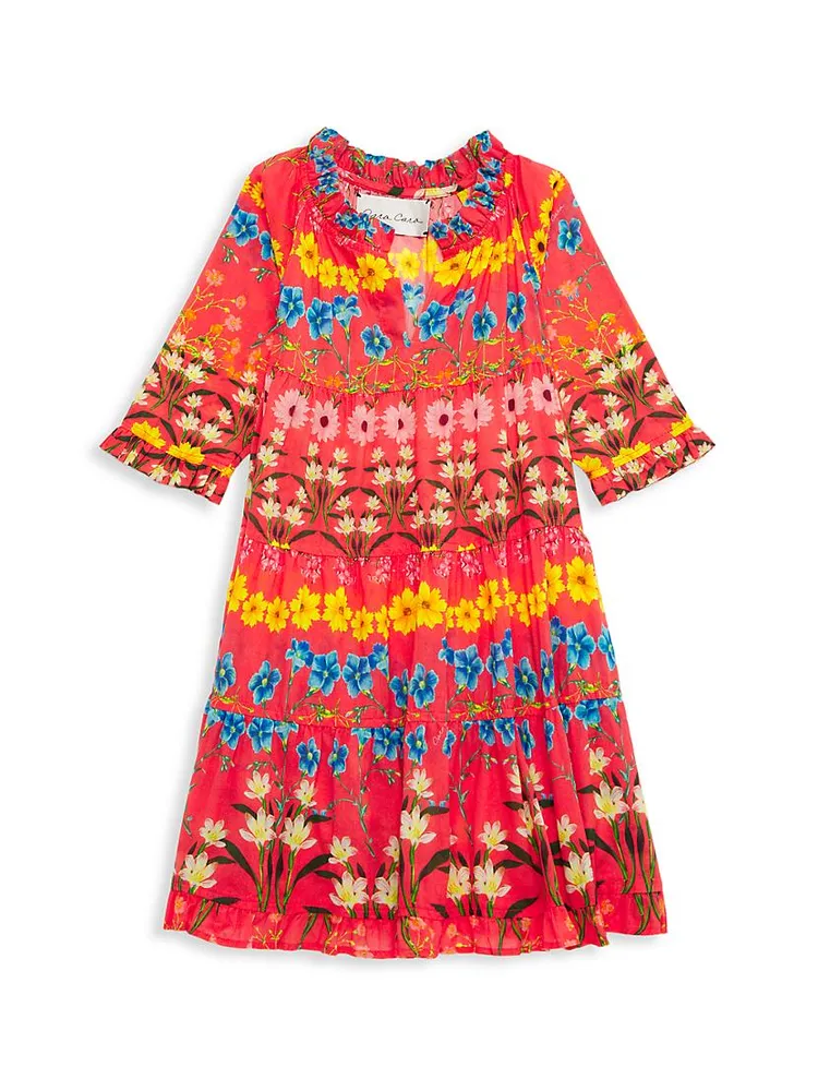 Little Girl's & Nora Floral Print Dress