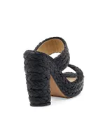 Woven Straw 120 Platform Sandals