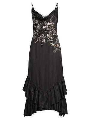 Embellished Slip Dress