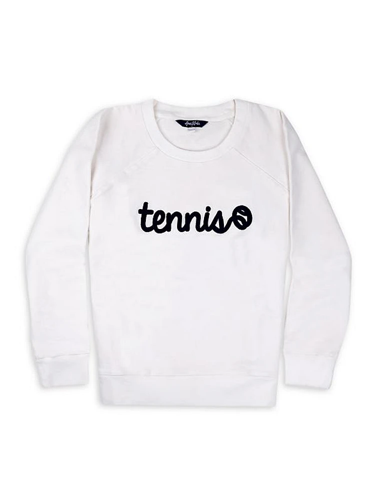 Tennis Stitched Sweatshirt