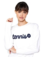 Tennis Stitched Sweatshirt