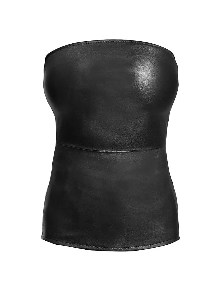 Cinematique Stretch Leather Bustier