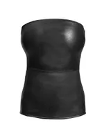 Cinematique Stretch Leather Bustier