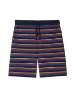 Stripe Cotton Shorts