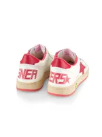 Baby's, Little Kid's & Ballstar Leather Star Sneakers