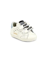 Baby Girl's Star Laminated Heel Sneakers