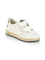 Baby Girl's, Little Girl's & Ballstar Laminated Star Sneakers