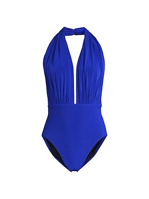 One-Piece Halter Swimsuit