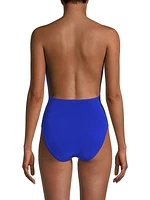 One-Piece Halter Swimsuit