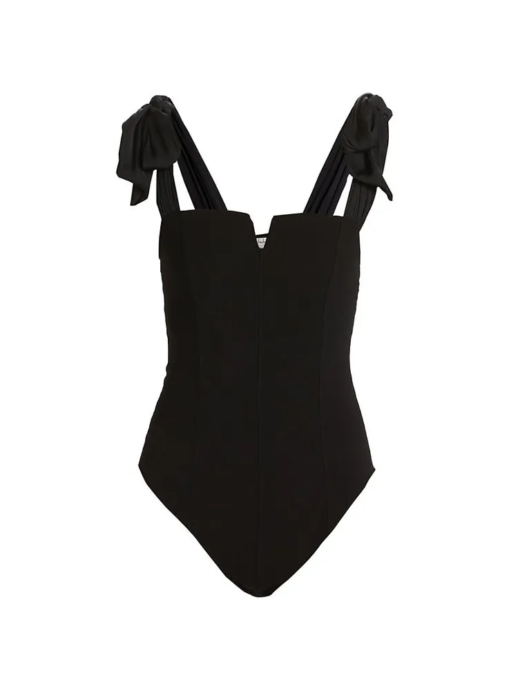 Lola Tie-Shoulder Bodysuit