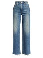 Grace High-Rise Stretch Wide-Leg Jeans