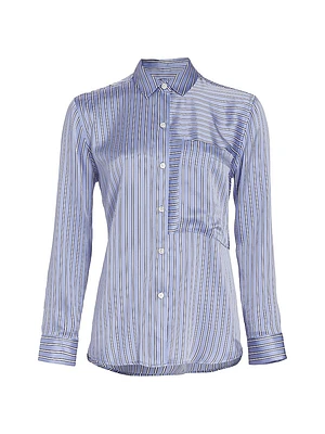 Spencer Silk Striped Shirt