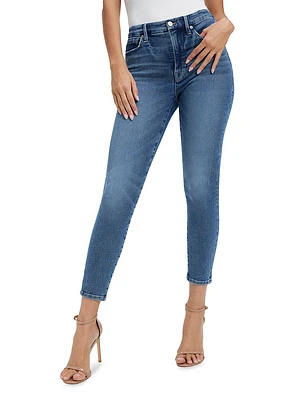 Good Waist High-Rise Cropped Skinny Jeans