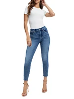 Good Waist High-Rise Cropped Skinny Jeans