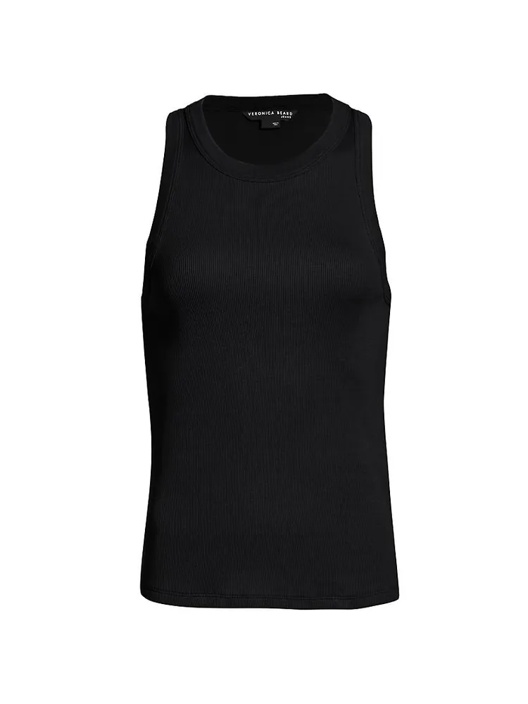 Jordyn Stretch-Cotton Tank Top