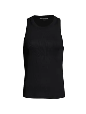 Jordyn Stretch-Cotton Tank Top