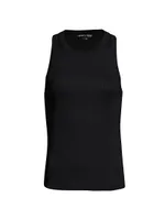 Jordyn Stretch-Cotton Tank Top