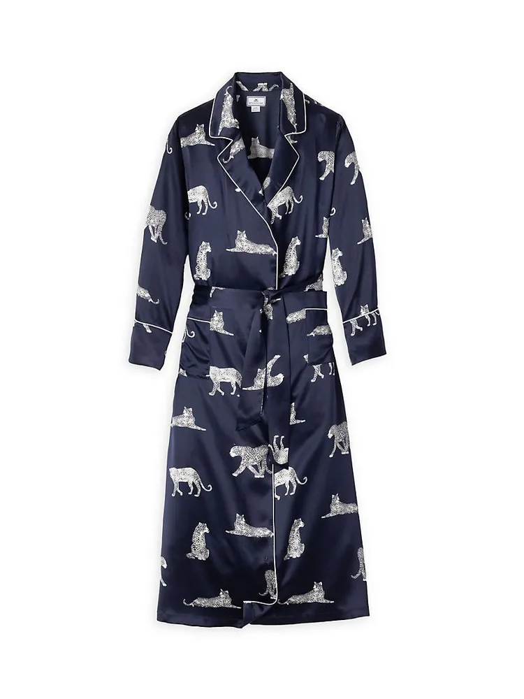 Mulberry Silk Panther Robe