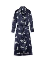 Mulberry Silk Panther Robe