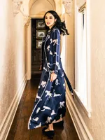 Mulberry Silk Panther Robe