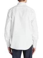 Debossed Anagram Cotton Shirt