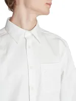 Debossed Anagram Cotton Shirt