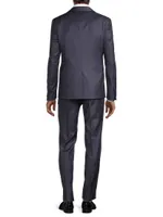 Shawl Collar Houndstooth Evening Suit