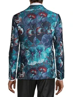 Floral Brocade Evening Jacket