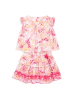 Little Girl's & Adeh Ruffle Top