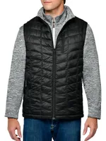 Quilted Reversible Fleece Vest