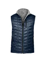 Quilted Reversible Fleece Vest