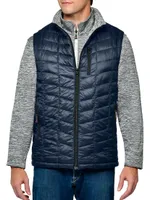 Quilted Reversible Fleece Vest