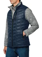 Quilted Reversible Fleece Vest