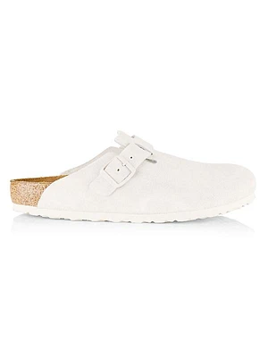 Unisex Boston Slip-On Suede Clogs