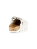 Unisex Boston Slip-On Suede Clogs