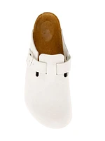 Unisex Boston Slip-On Suede Clogs