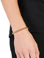 Unisex 24K-Gold-Plated Spacer Beaded Bracelet