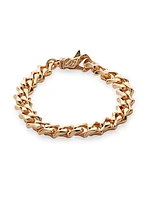 24K-Gold-Plated Sharp Link Bracelet