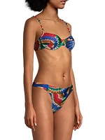 Chevron Toucans Bikini Top