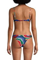 Chevron Toucans Bikini Top