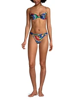 Chevron Toucans Bikini Top