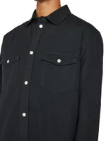 Collared Denim Shirt