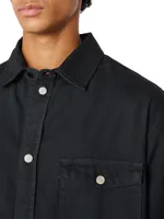 Collared Denim Shirt