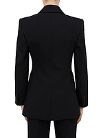 Tailored Single-Button Blazer