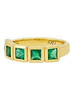 14K Gold & Emerald Ring