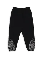 Little Boy's & Triangle Wings Joggers Pants