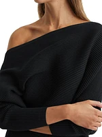 Lara Off-The-Shoulder Midi-Dress