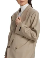 Eternal Wool Double-Breasted Blazer