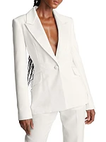 Ulyssa Crepe Tailored Blazer